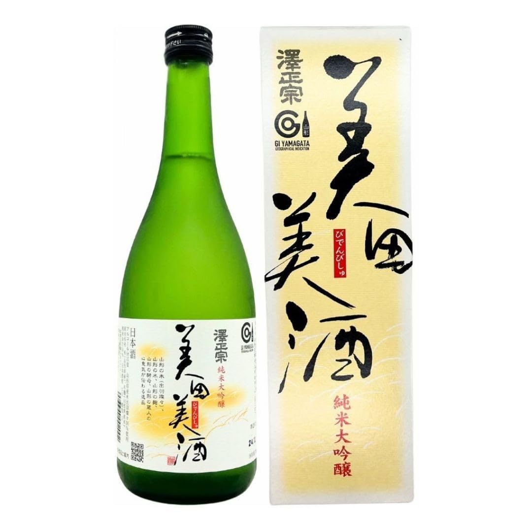 Amazon.co.jp: 古澤酒造 清酒 澤正宗 純米大吟醸 美田美酒 720ml